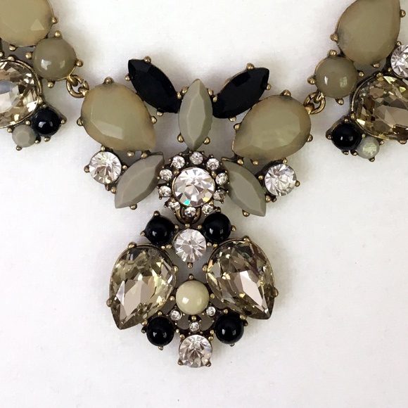 J.Crew Rhinestone Statement Necklace - Picture 2 of 5